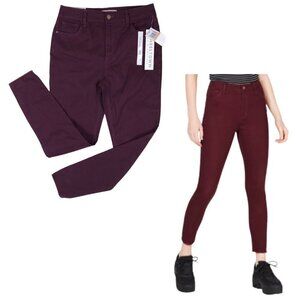 TINSELTOWN Junior's Colored High Rise Raw Hem Ankle Length Skinny Jeans NWT 7